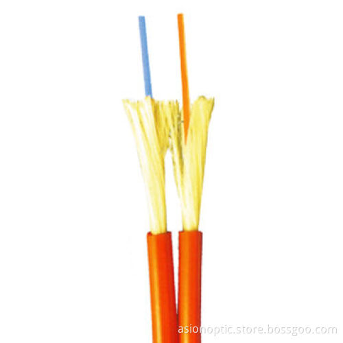 Fiber-optic Cables, Duplex Zip Cord Multimode with Riser Jacket, Various Types are Available